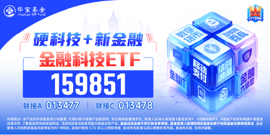 鸿蒙概念引爆！金融科技ETF（159851）强势收涨7.67%，成交爆量新高！机构：金融IT有望继续引领市场反攻